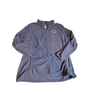 Chicago Bears Full-Zip Fleece Jacket XXL Navy Blue